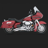 VANCE HINES BIG RADIUS CHROME HARLEY TOURING - SIDE