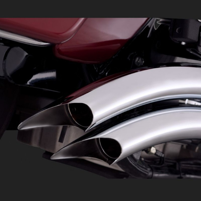 VANCE HINES BIG RADIUS CHROME HARLEY TOURING - DETAIL 2