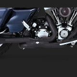 VANCE HINES POWER DUAL BLACK HEADPIPE HARLEY TOURING 09-16 - DETAIL 2