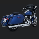 COLLETTORI VANCE HINES DRESSER DUAL CHROME HARLEY TOURING 17-21