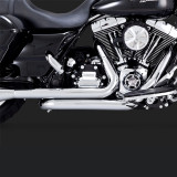 COLLETTORI VANCE HINES HEADPIPES DRESSER DUAL CHROME HARLEY TOURING 09-16 - DETTAGLIO