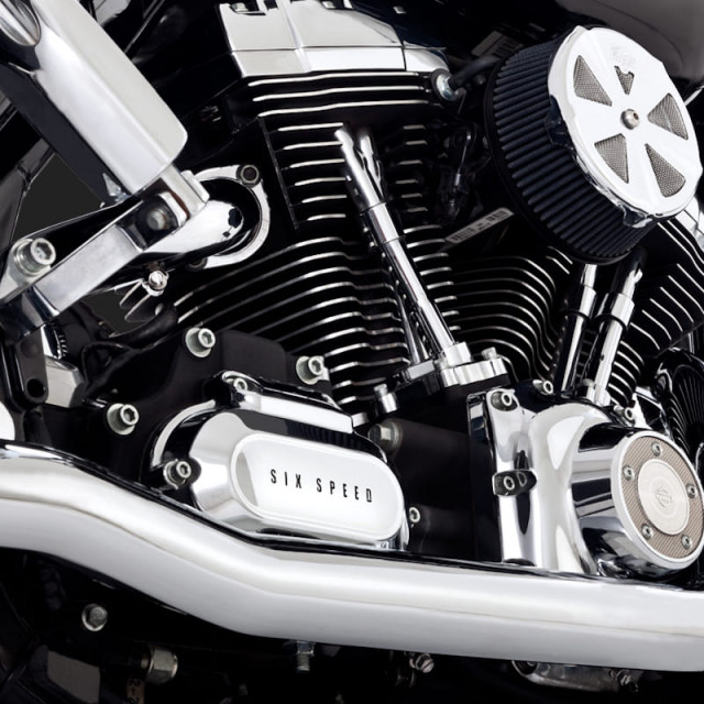 VANCE HINES DRESSER DUAL CHROME HARLEY TOURING HEADPIPES 95-08 - DETAIL 2