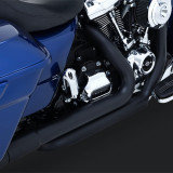 VANCE HINES DRESSER DUAL BLACK HARLEY TOURING HEADPIPES 17-21 - DETTAGLIO