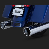 TERMINALI VANCE HINES MONSTER ROUND CHROME HARLEY TOURING - DETAIL 2