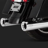 VANCE HINES ELIMINATOR 400 CHROME SLIP-ON MUFFLER WITH CHROME CAP HARLEY TOURING 17-21
