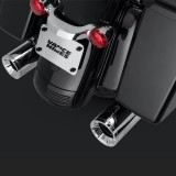 TERMINALI VANCE HINES ELIMINATOR 400 CHROME PER HARLEY TOURING 95-16 - DETTAGLIO