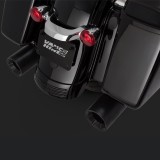 TERMINALI VANCE HINES ELIMINATOR 400 MATTE BLACK PER HARLEY TOURING 95-16 - DETTAGLIO 2