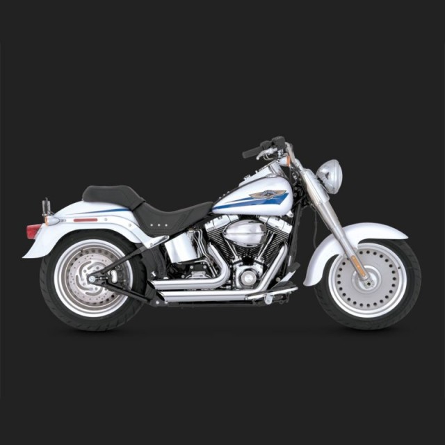 SCARICHI VANCE HINES SHORTSHOTS STAGGERED CHROME PER HARLEY SOFTAIL 86-11