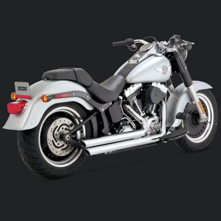 SCARICHI VANCE HINES BIG SHOTS STAGGERED CHROME PER HARLEY SOFTAIL 00-11