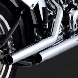 SCARICHI VANCE HINES STRAIGHTSHOTS CHROME PER HARLEY SOFTAIL 00-11 - DETAIL