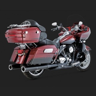 TERMINALI VANCE HINES HI-OUTPUT SLIP-ON BLACK PER HARLEY TOURING 95-16