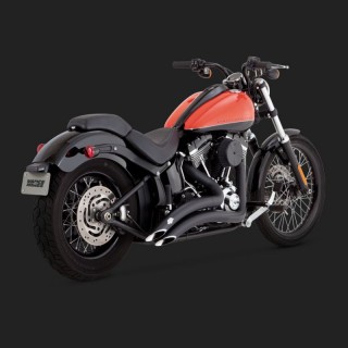 SCARICHI VANCE HINES BIG RADIUS BLACK PER HARLEY SOFTAIL 86-17