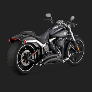 SCARICHI VANCE HINES BIG RADIUS BLACK PER HARLEY SOFTAIL 13-17