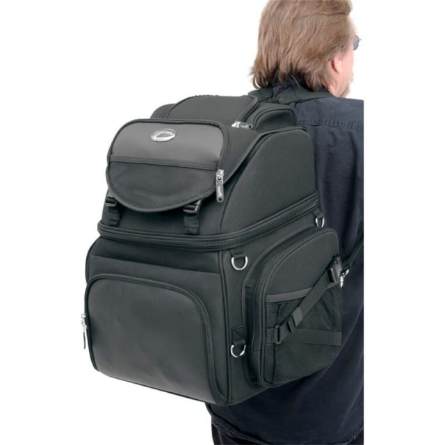 BORSA SADDLEMEN BR3400 BACK SEAT SISSY BAR BAG - SPALLACCI