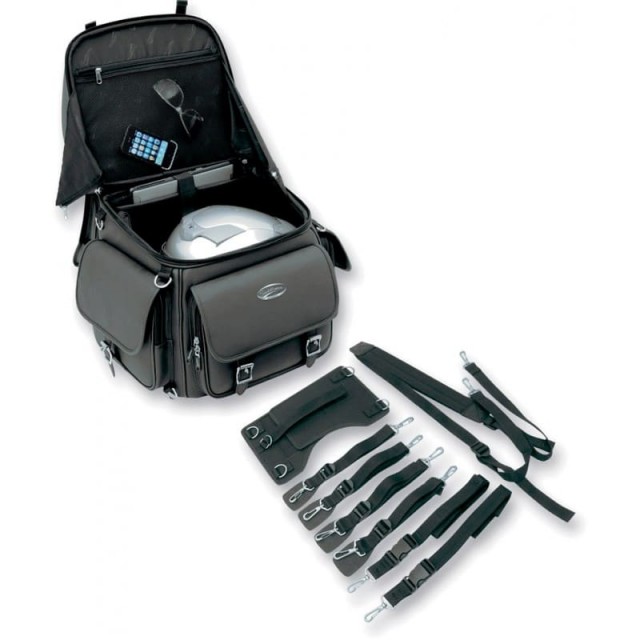 BORSA SADDLEMEN BR340EX BACK SEAT SISSY BAR BAG - ACCESSORI