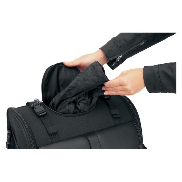 BORSA SADDLEMEN S2200E EXPANDABLE SISSY BAR BAG - COPERTURA IMPERMEABILE