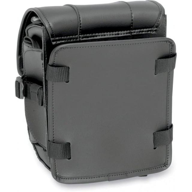 SADDLEMEN CRUIS'N DELUXE SISSY BAR BAG - BACK PLATE