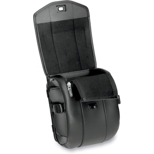 SADDLEMEN CRUIS'N DELUXE SISSY BAR BAG - ZIPPERED OPENING