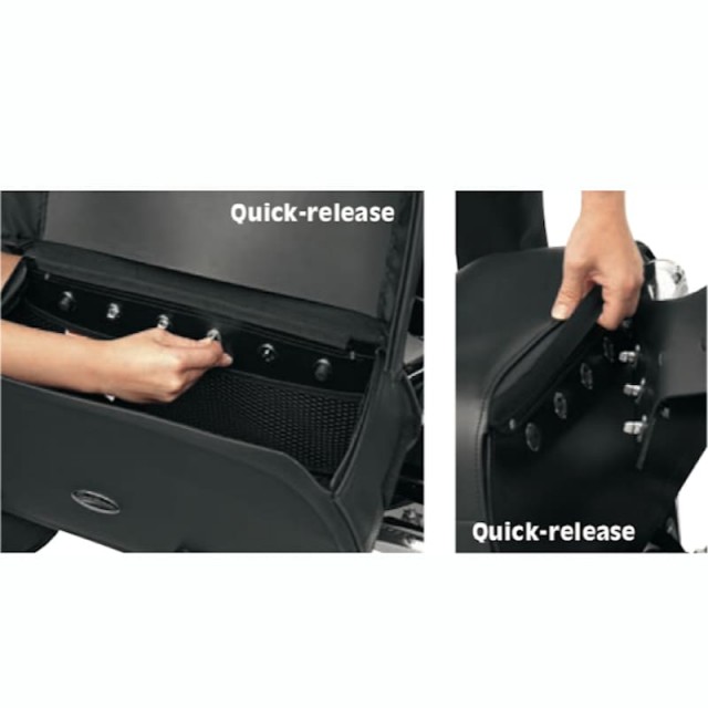 SADDLEMEN EXPRESS CRUIS'N LARGE SIDEBAGS - QUICK RELEASE