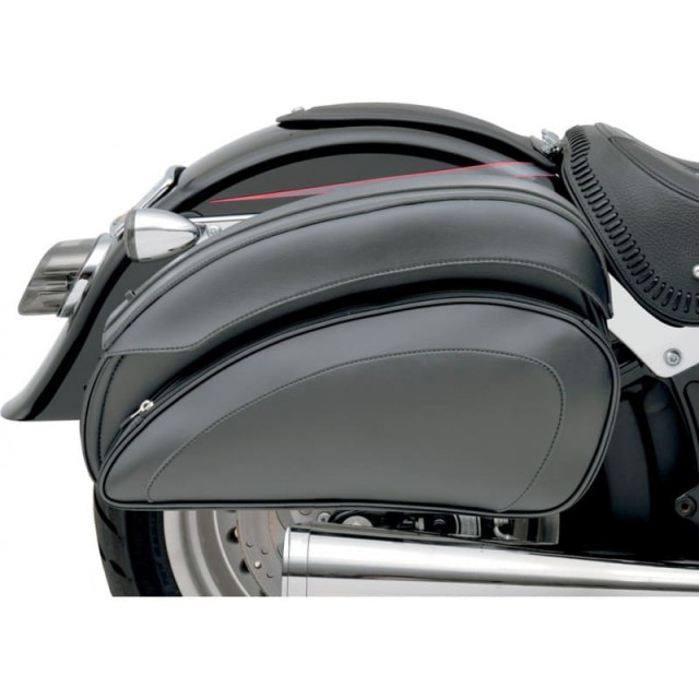 SADDLEMEN CRUIS'N DELUXE SLANT SADDLEBAG SET - MOTORCYCLE MOUNT