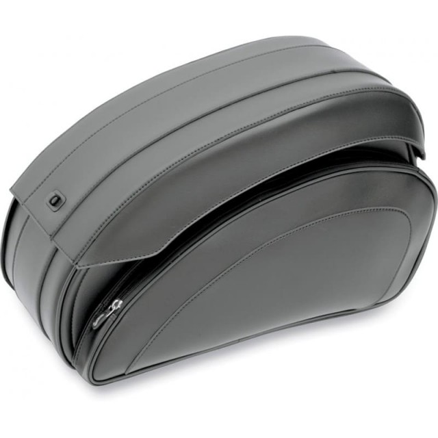 SADDLEMEN CRUIS'N DELUXE SLANT SADDLEBAG SET - SINGLE