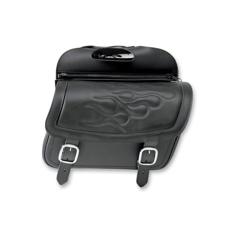 BORSE LATERALI SADDLEMEN HIGHWAYMAN TATTOO MEDIUM - BLACK