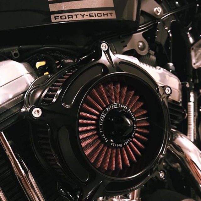 FILTRO ARIA RSD TURBINE AIR CLEANER BLACK 2039 - DETTAGLIO