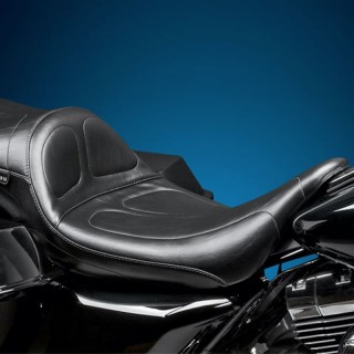 LE PERA MAVERICK STITCH LONG LEGS SEAT HARLEY TOURING FLHR 02-07