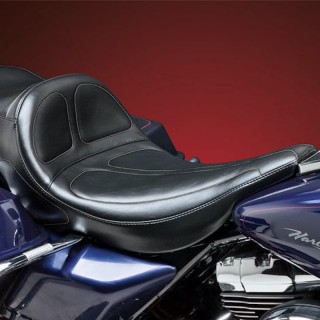 LE PERA MAVERICK STITCH LONG LEGS SEAT HARLEY TOURING FLHR 99-01