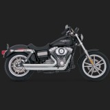 SCARICHI VANCE HINES BIG SHOT STAGGERED CROMO PER DYNA 06-11 - SIDE
