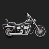 SCARICHI VANCE HINES BIG SHOT STAGGERED CROMO PER DYNA 91-05