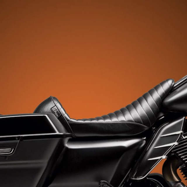 LE PERA STUBS CAFE SOLO SMOOTH SEAT HARLEY TOURING 2008-2021