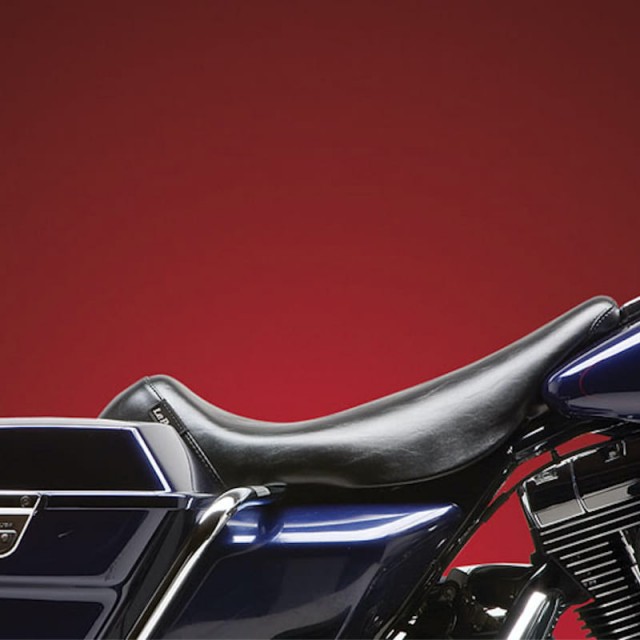 SELLA LE PERA BARE BONES SMOOTH SEAT HARLEY ELECTRA GLIDE 97-01 - LATO