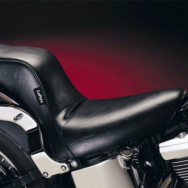 SELLA LE PERA CHEROKEE 2 UP CUSTOM SMOOTH SEAT HARLEY SOFTAIL 00-17