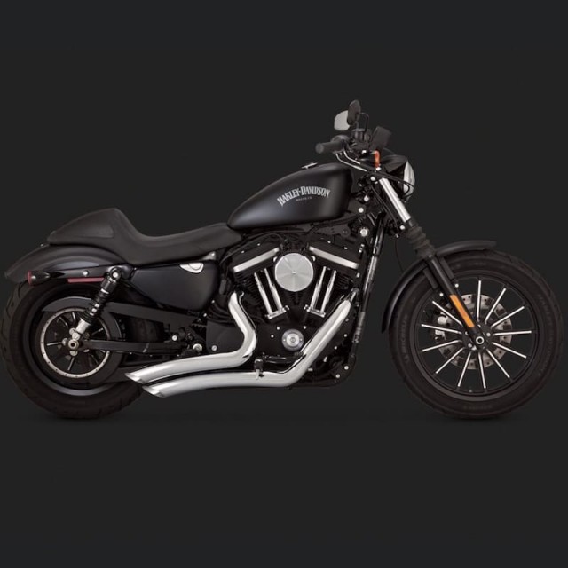SCARICHI VANCE HINES BIG RADIUS CROMO HARLEY SPORTSTER XL 14-21- LATO