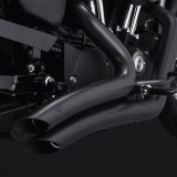 SCARICHI VANCE HINES BIG RADIUS BLACK HARLEY SPORTSTER XL 14-20- DETTAGLIO