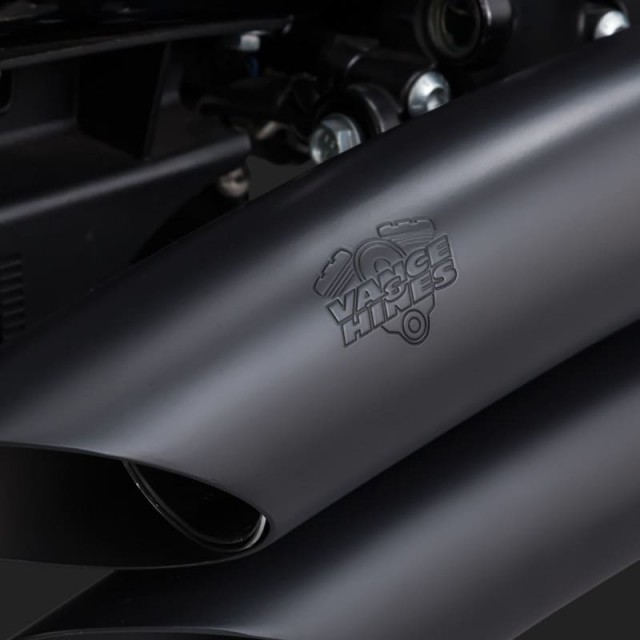 VANCE HINES BIG RADIUS BLACK EXHAUST HARLEY SPORTSTER XL 14-20- DETAIL