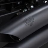 VANCE HINES BIG RADIUS BLACK EXHAUST HARLEY SPORTSTER XL 14-20- DETAIL