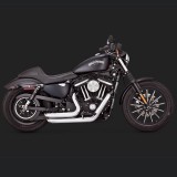 SCARICHI VANCE HINES SHORTSHOTS STAGGERED CROMO HARLEY SPORTSTER XL 14-20 - LATO