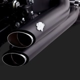 VANCE HINES SHORTSHOTS STAGGERED BLACK EXHAUST HARLEY SPORTSTER XL 14-20- DETAIL