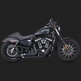SCARICHI VANCE HINES SHORTSHOTS STAGGERED NERI HARLEY SPORTSTER XL 14-20- LATO