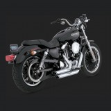 VANCE HINES SHORTSHOTS STAGGERED CHROME EXHAUST HARLEY SPORTSTER XL 04-13
