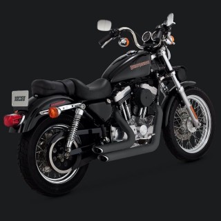 SCARICHI VANCE HINES SHORTSHOTS STAGGERED NERI HARLEY SPORTSTER XL 99-03