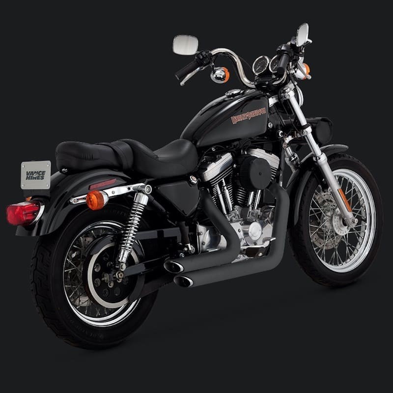 SCARICHI VANCE HINES SHORTSHOTS STAGGERED NERI HARLEY SPORTSTER XL 99-03