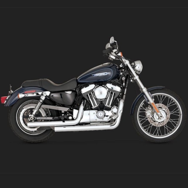 SCARICHI VANCE HINES STRAIGHTSHOTS HARLEY SPORTSTER XL 04-13 - LATO
