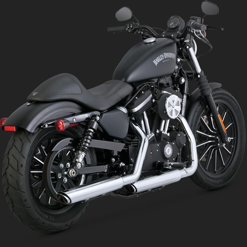 TERMINALI VANCE HINES TWIN SLASH 3'' SLIP-ONS CROMO SPORTSTER XL 14-20