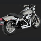 SCARICHI VANCE HINES SHORTSHOTS STAGGERED CROMO HARLEY DYNA 06-11