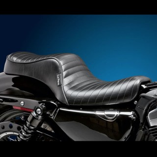 SELLA LE PERA CHEROKEE 2 UP CUSTOM PLEATED SEAT HARLEY SPORTSTER XL 04-20