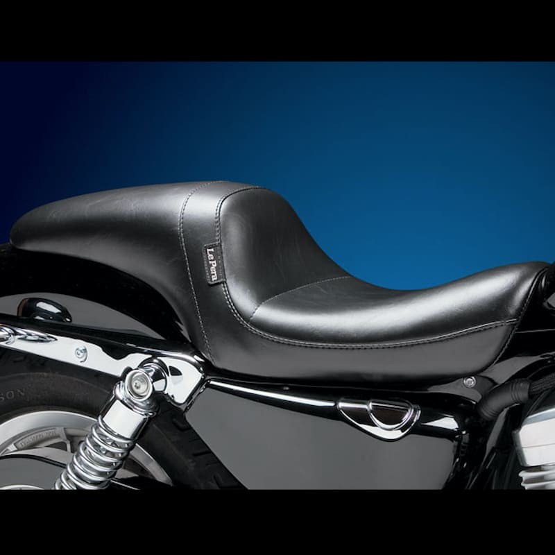 LE PERA DAYTONA SPORT FULL LENGTH SMOOTH SEAT HARLEY SPORTSTER XL 04-20 3,3 GALL TANK