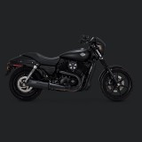 VANCE HINES HI-OUTPUT SLIP-ON MUFFLER HARLEY STREET 15-21- SIDE